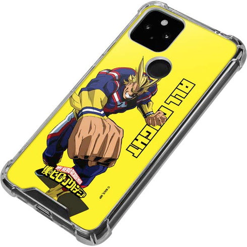 My Hero Academia All Might Season 5 Google Pixel 5 Clear Case